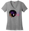 Worthy Chic V-Neck Fitted Tee - Classic Chic logo tee -SALE!