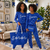 PRE-SALE SOROR-BLUE/WHITE Lounge Wear -PRE-ORDER