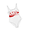 ΔΣ𝚯 White One-Piece Swimsuit