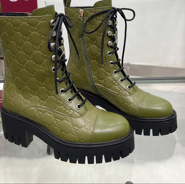 IYKYK -Tie- Up Boots