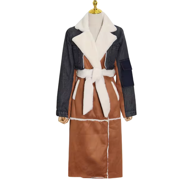 Miss Authentic - Denim Patchwork Coat SALE!