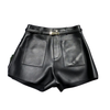 Vengence- Women's Leather Shorts