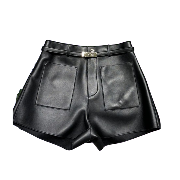 Vengence- Women's Leather Shorts