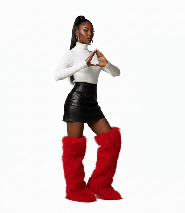 She So Plush -Women's Winter Thigh-High Boots