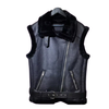 Miss Proper-Women's Faux Leather Fur Vest