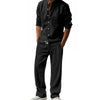 Worthy Bros Linen Casual Two-Piece Shirt & Trouser Set
