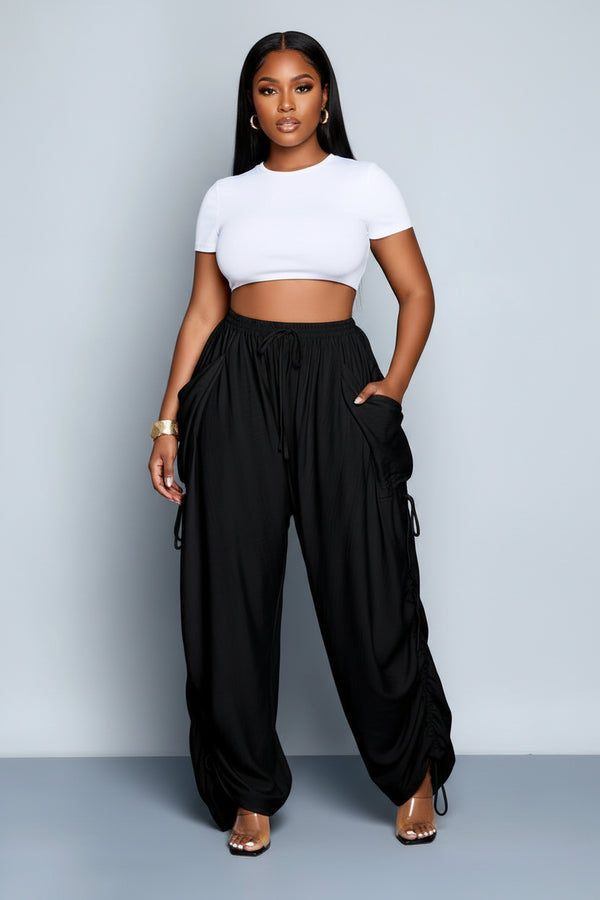 WORTHY CHIC WEDNESDAY -ITEM OF THE WEEK! New Fetish -Wide Leg Ruffle Pants