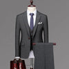 Worthy Bros 3-Piece Plaid Suit Set — Jacket, Vest & Pants