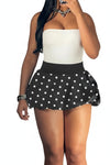 B-Dot -Polka Dot Bubble Skirt