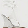 Stay Ready -Suede Thong Wedge Shoe