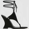 Stay Ready -Suede Thong Wedge Shoe