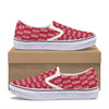 π«πΊπ―- The "RED" Remix- Slip-On Canvas Shoes w/ FREE SHIPPING!
