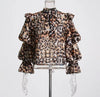 Miss. Leo- Women Ruffle Sleeve Top