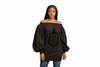 NEW DROP! π«πΊΞ Monochrome -Off the Shoulder Sweatshirt!