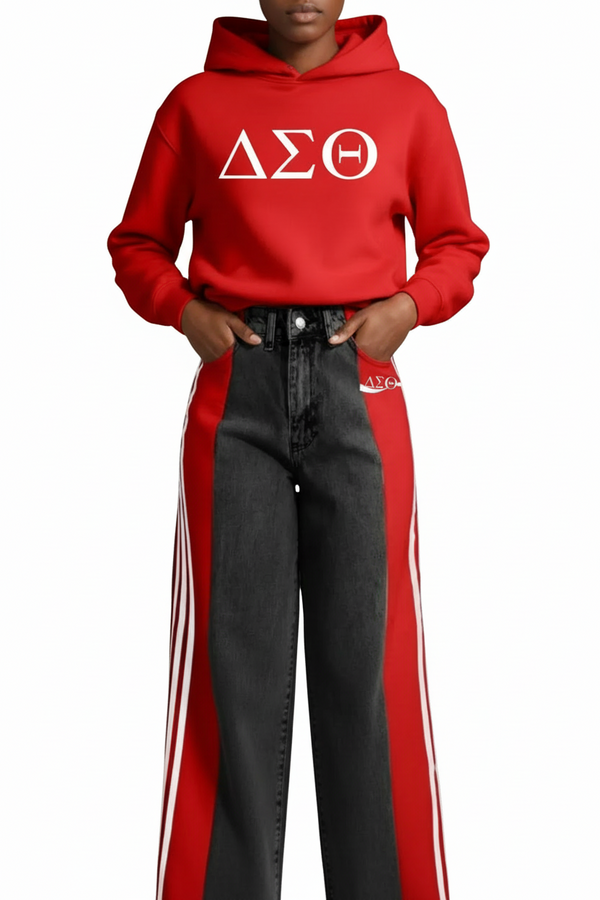 π«πΊπ― Striped Wide Leg - -WOMEN'S Denim Pants -SALE!