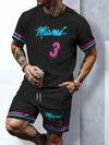 Worthy Bros Casual Breathable Short Sleeve & Shorts Set