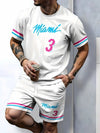 Worthy Bros Casual Breathable Short Sleeve & Shorts Set
