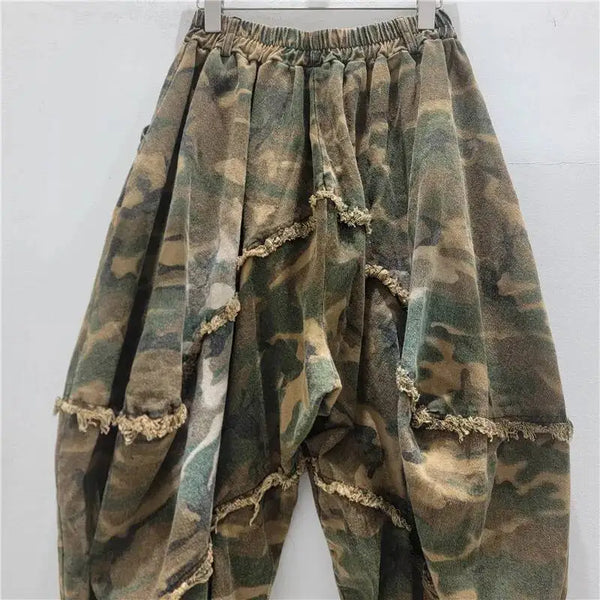 Camo Culture - Camouflage Wide-Leg Jeans