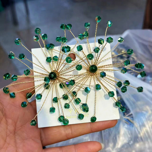 Her Dots - Crystal Beaded Earrings FREE SHIPPING!