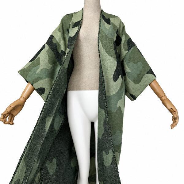WORTHY CHIC WEDNESDAY- ITEM OF THE WEEK -Camo HER-Women Camouflage Loose Sweater