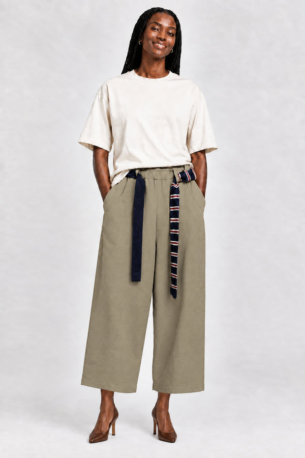 Leg Day - Wide-Leg Pants with Belt