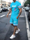 Worthy Bros Casual Breathable Short Sleeve & Shorts Set