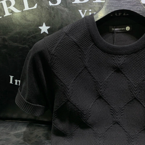 Worthy Bros Solid Knit Business T-Shirt