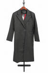 Red Alert - Longline Single-Button Blazer