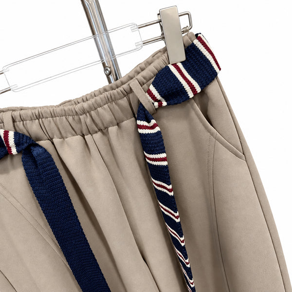 Leg Day - Wide-Leg Pants with Belt