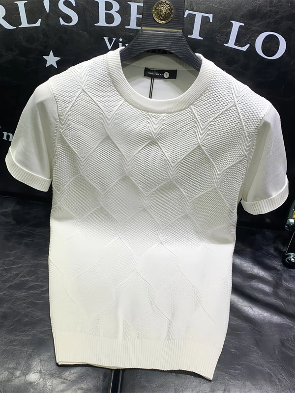 Worthy Bros Solid Knit Business T-Shirt