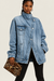 WORTHY CHIC WEDNESDAY- ITEM OF THE WEEK -he's a Keeper- Women's Asymmetrical Denim Jacket. FAST SHIPPING ITEM!