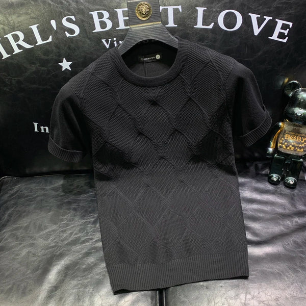 Worthy Bros Solid Knit Business T-Shirt