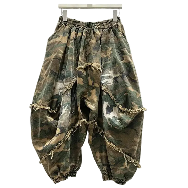 Camo Culture - Camouflage Wide-Leg Jeans