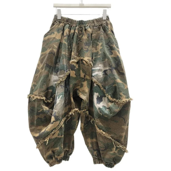 Camo Culture - Camouflage Wide-Leg Jeans