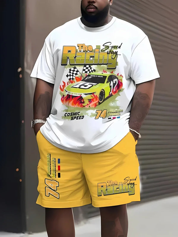 Worthy Bros 3D Print Short Sleeve & Shorts Set