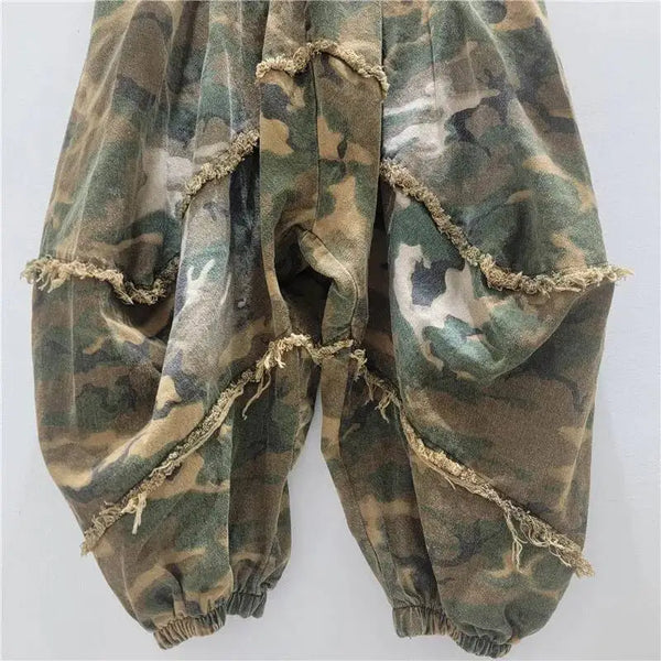 Camo Culture - Camouflage Wide-Leg Jeans