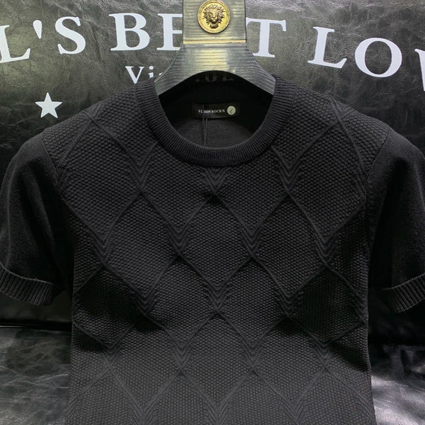 Worthy Bros Solid Knit Business T-Shirt