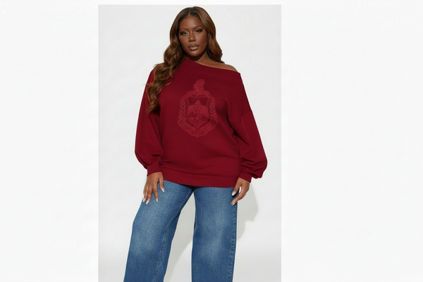 NEW DROP! π«πΊΞ Monochrome -Off the Shoulder Sweatshirt!