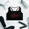𝚫𝚺𝛩 - Sports Bra (BLACK)