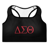 𝚫𝚺𝛩 - Sports Bra (BLACK)