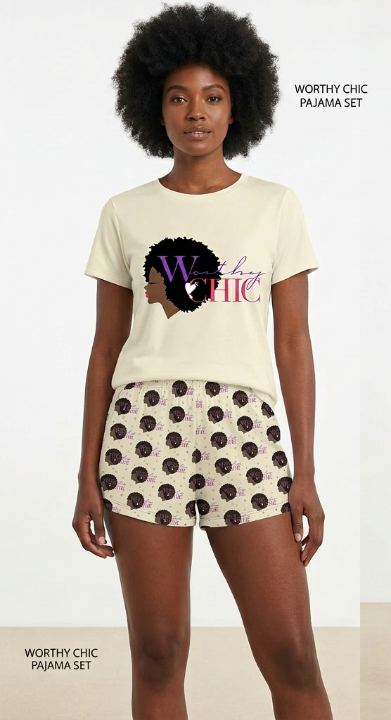 NEW WC- Pajama Short Set