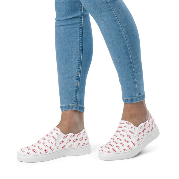 𝚫𝚺𝚯- Tennis Slip-On Canvas Shoes w/ FREE SHIPPING!
