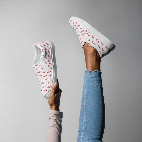𝚫𝚺𝚯- Tennis Slip-On Canvas Shoes w/ FREE SHIPPING!