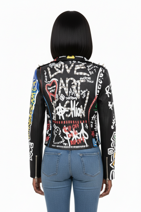 Miss Fashion Diva - PU Leather Jacket - Worthy Chic