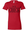 NOT YOUR AVERAGE CHICK! - Worthy Chic Ladies Fitted Tee! - Worthy Chic