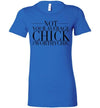 NOT YOUR AVERAGE CHICK! - Worthy Chic Ladies Fitted Tee! - Worthy Chic