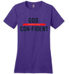 God Confident - Fitted T- shirt - Worthy Chic