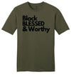 Black Blessed Worthy - Men's Tee