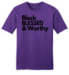 Black Blessed Worthy - Men's Tee