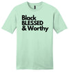 Black Blessed Worthy - Men's Tee